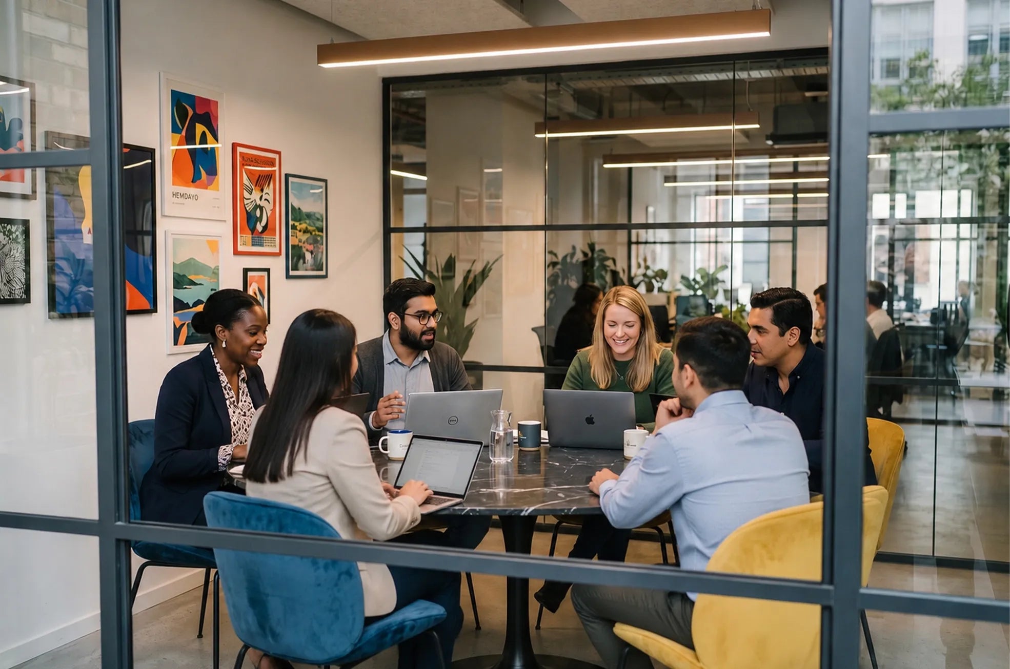 DROPSHIP HUBS team working together